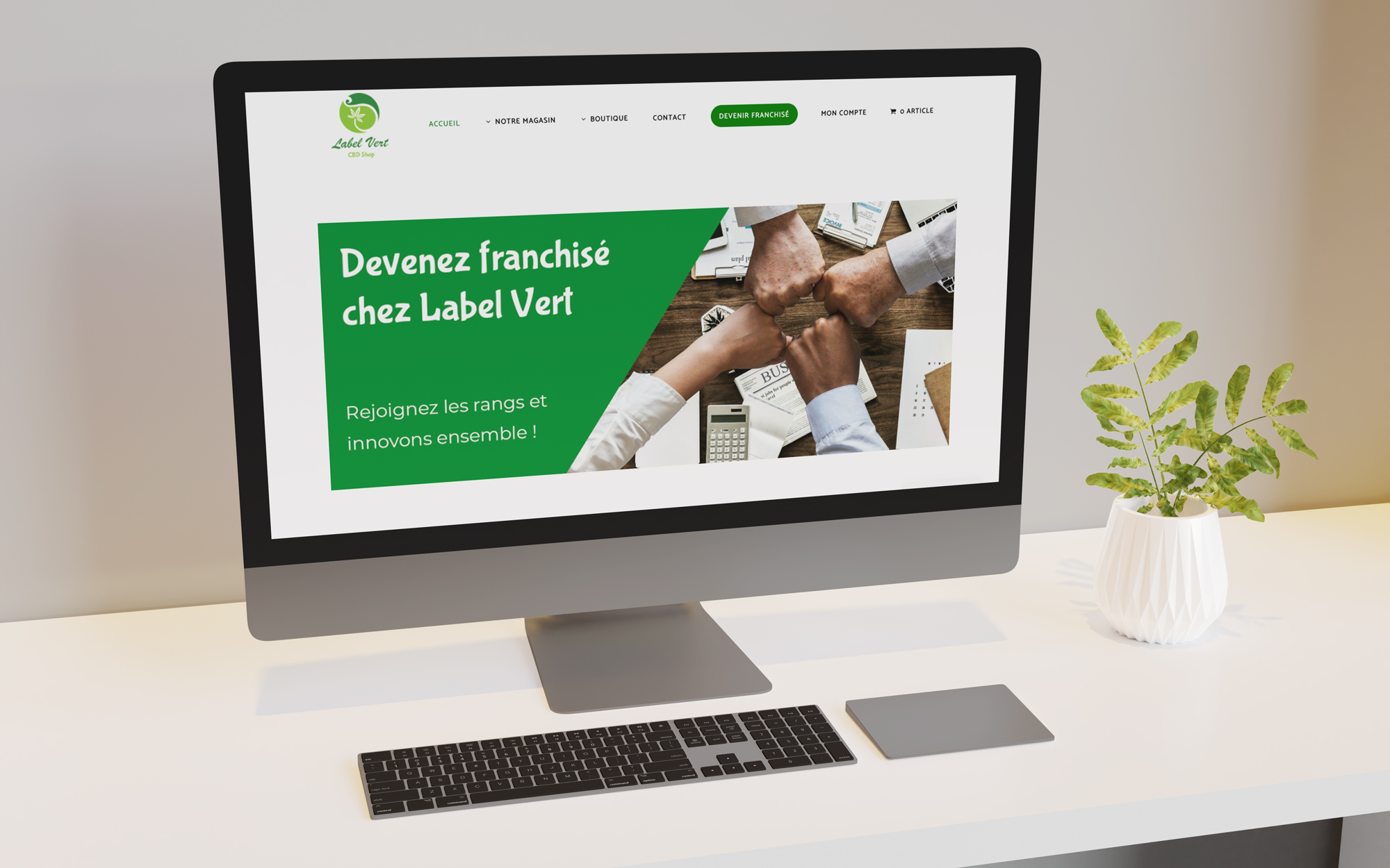 Site e-commerce Label Vert sur Aubenas (Ardèche) - Boutique en ligne - Référencement SEO